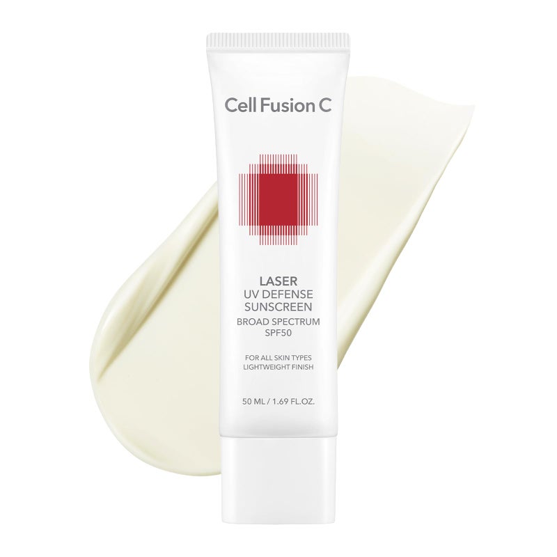 Cell Fusion C Laser UV Defense Sunscreen SPF 50 PDRN Sunscreen Lightweight Soft Matt Finish Oxybenzone Free Korean Skin Care 50ml 169 floz